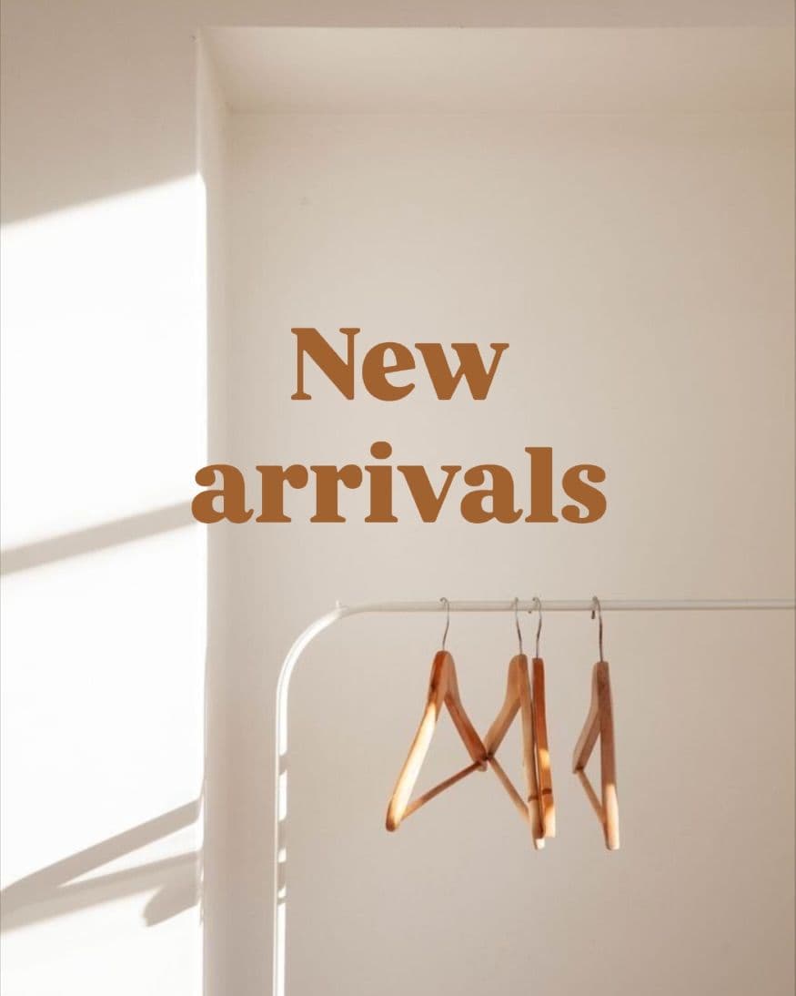New arrivals editorial banner
